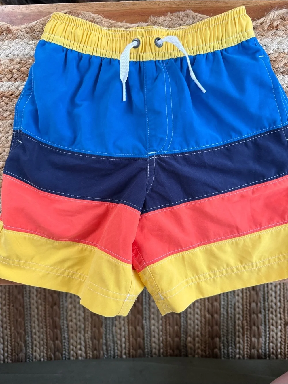 NWOT Hanna Andersson Sunblock / Colorblock Swim Shorts